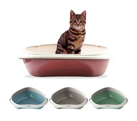 Лоток угловой для кошек  Shuttle Corner Medium