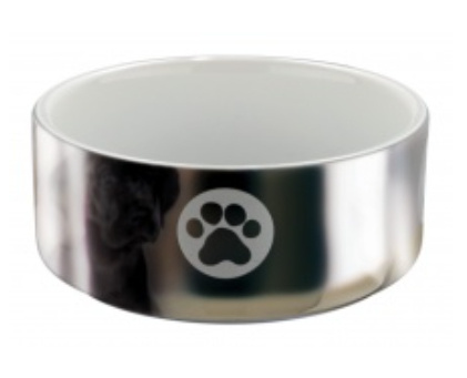 Миска для собак TRIXIE (серебристый/белый)