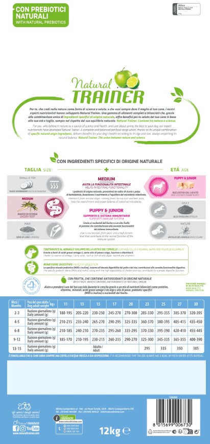 Еда для молодых собак крупных пород Trainer Natural Junior Maxi (курица)