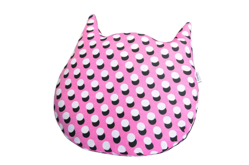 Лежанка подушка с ушками для кошек 70x10 см (CG004/G)