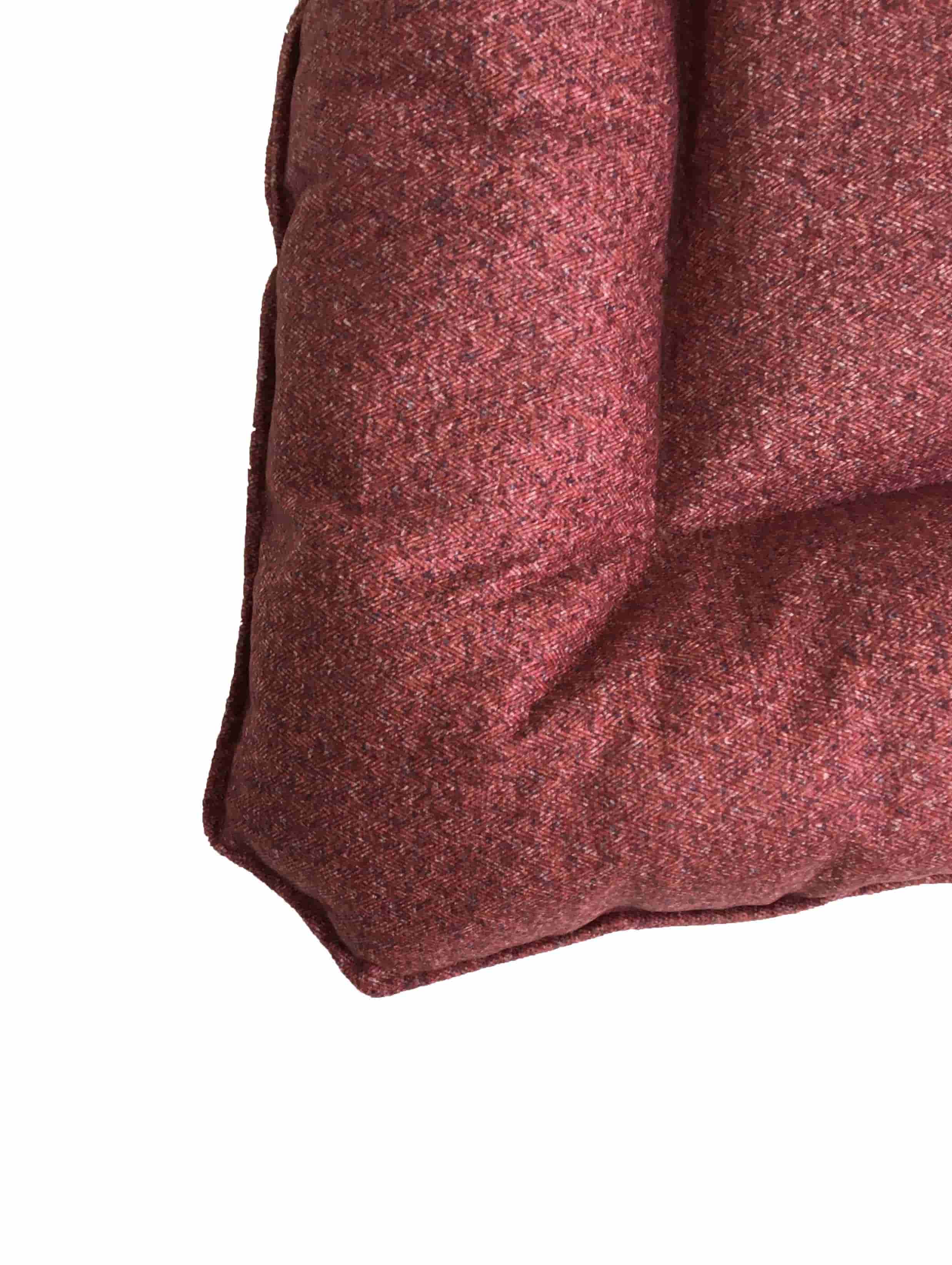 Лежанка-подушка квадратная Тото6 (брусничный)