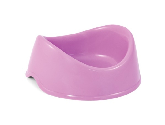 Миска пластиковая "Бисквит" сиреневая