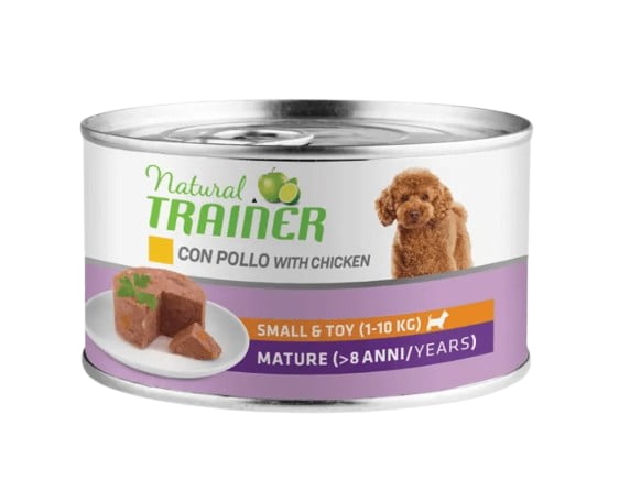 Влажная еда для собак мелких пород старше 8 лет Trainer Natural Dog Mature Mini (курица)