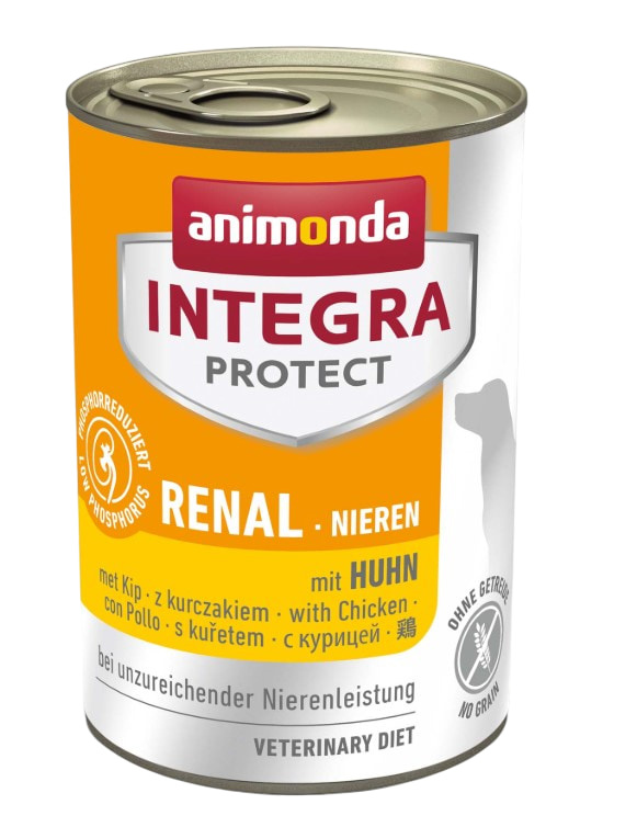 Питание для собак Влажный корм для собак Animonda INTEGRA Protect Renal при заболевании почек (курица) 400 гр