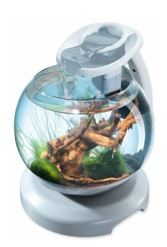 Интерьерный аквариум Tetra Duo Waterf Globe LED bk 6,8L 2 MK (белый)