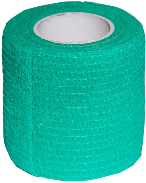 Бинт самофиксирующийся c горьким вкусом Valta Care Premium 5х450 см, зеленый