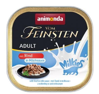 Консервированный корм для кота Влажный корм для кошек Animonda Vom Feinsten Adult (говядина в молочном соусе) 100 гр