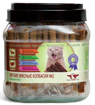 Лакомства для кошек ПОДВИЖНОСТЬ "Green Qzin" 650 г (719922)