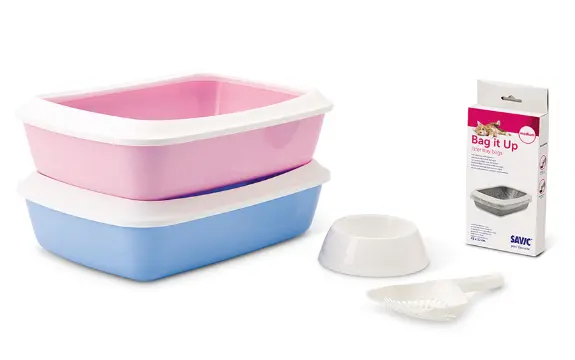 Комплект кошачьего туалета "SAVIC" Iriz starter kit 