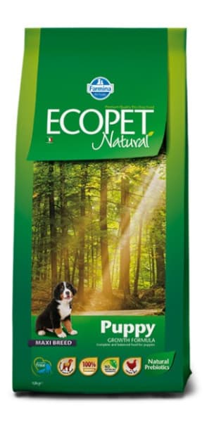 Сбалансированный сухой корм Сухой корм для щенков крупных пород Farmina Ecopet Natural Puppy Maxi