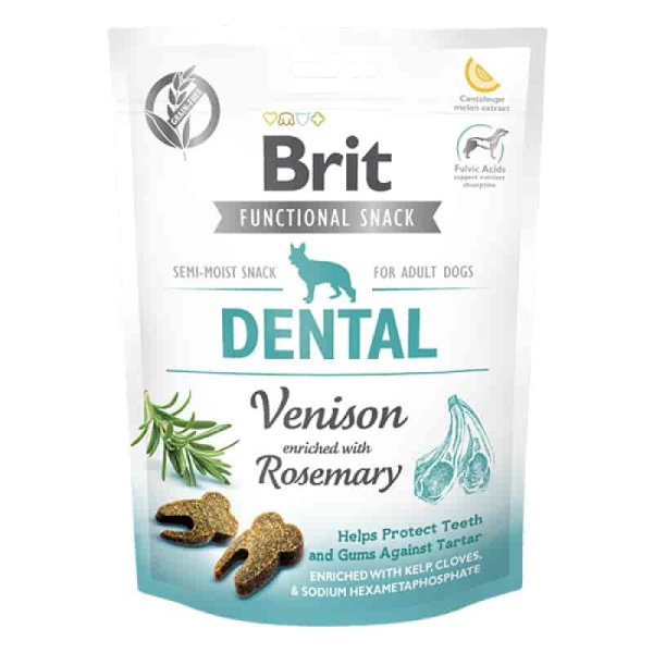 Каталог Лакомство для собак Brit Care Dog Functional Snack Dental с олениной 150 гр (111418) для собак