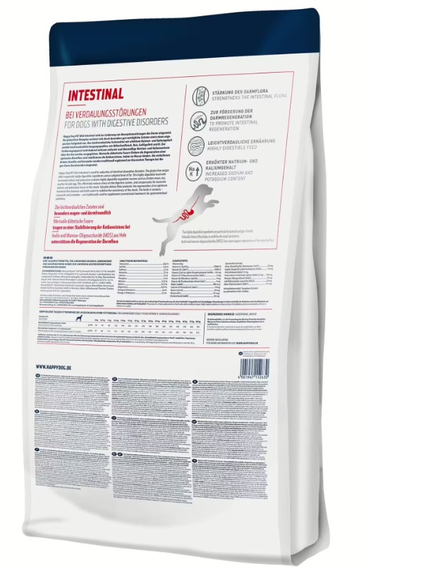 Каталог Сухой корм для собак HAPPY DOG VET Diet Intestinal 12.5 кг (60361) для собак