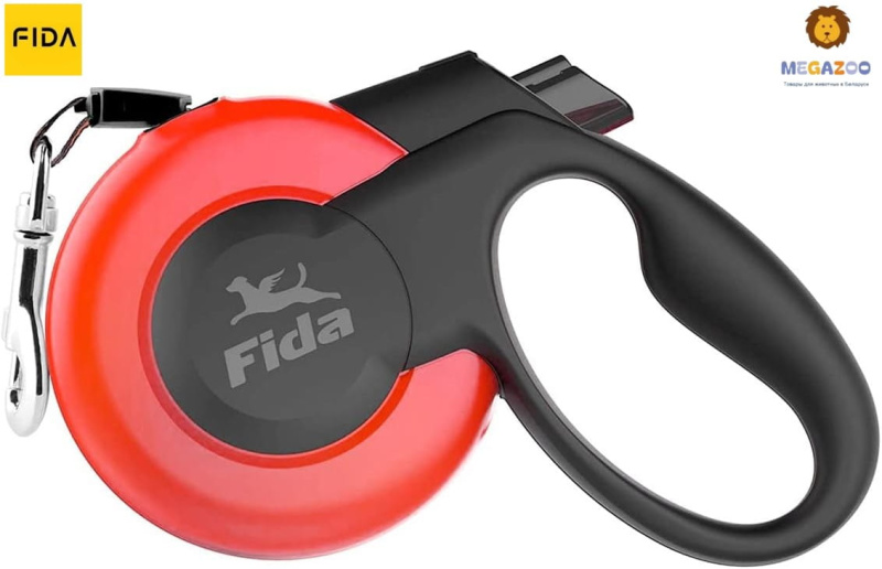 Fida Mars (лента), красная рулетка для собак