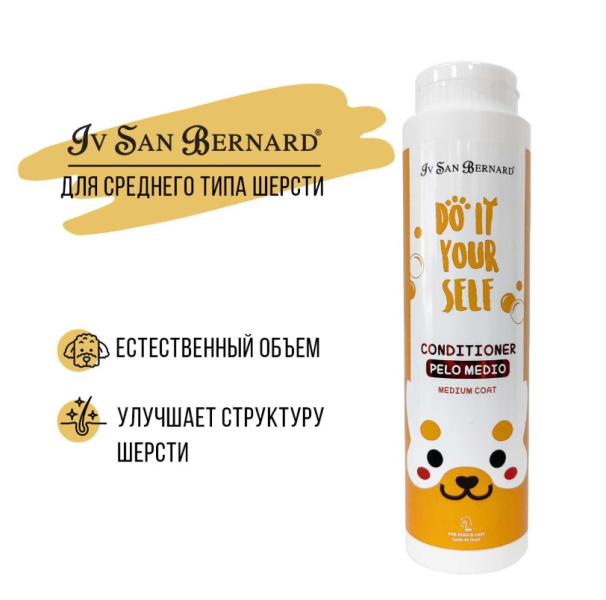 ISB DO IT YOURSELF Кондиционер для собак и кошек со средней шерстью
