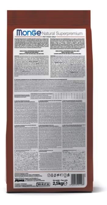 Каталог Сухой корм для щенков Monge Speciality Puppy & Junior All Breeds (ягнёнок и рис) для собак