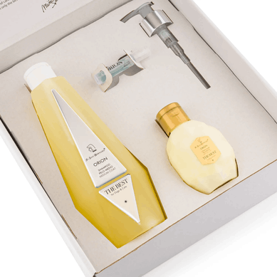 ISB The Best line Набор Orion шампунь для средней шерсти 550 мл, кондиционер 120 мл + парфюм 2 мл