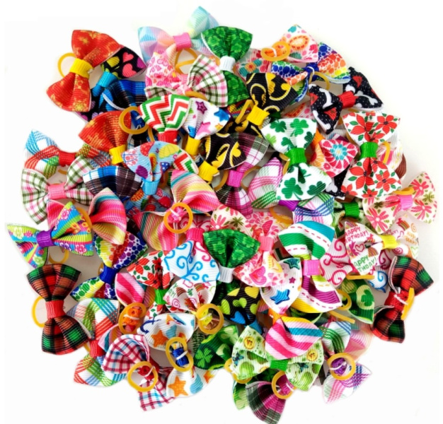 Бантики для создания причёсок у собак "София"