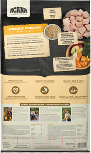 Каталог Сухой корм для собак ACANA PRAIRIE POULTRY для собак