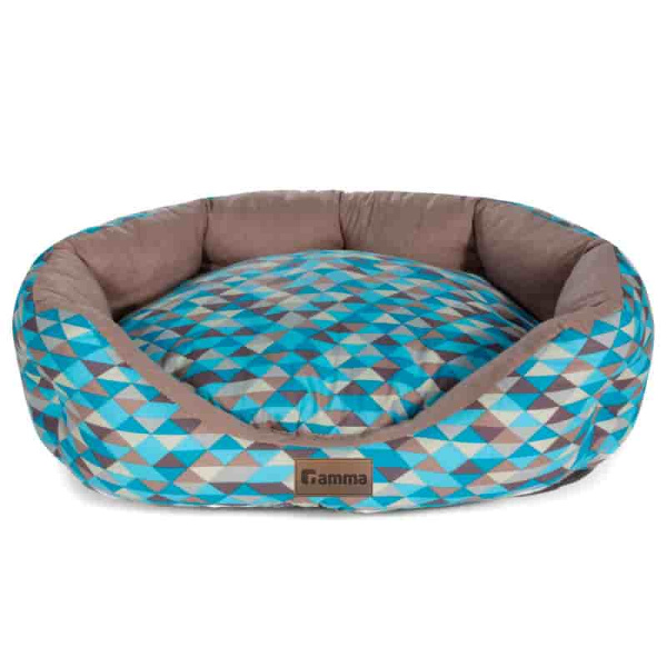 Лежанка овальная мини Triol "Мозаика" 44*36*15 см (31932094)