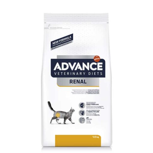 Диетический корм для кошек Сухой корм для кошек Advance Veterinary Diets Cat Renal