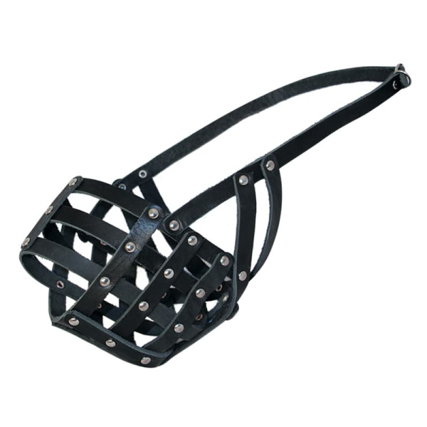 фото Намордник кожаный №4 180*70*160 мм (11532007)