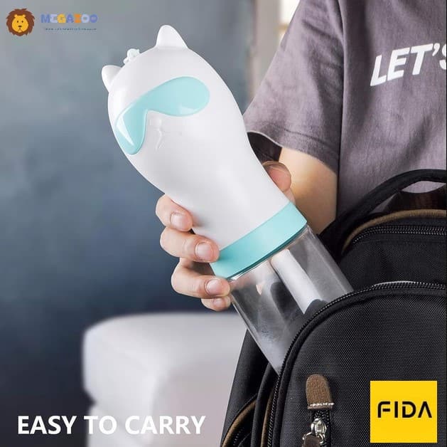 Поилка дорожная для животных FIDA (зеленая)