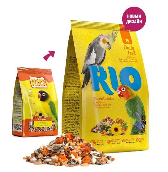Корм для средних попугаев "Rio"