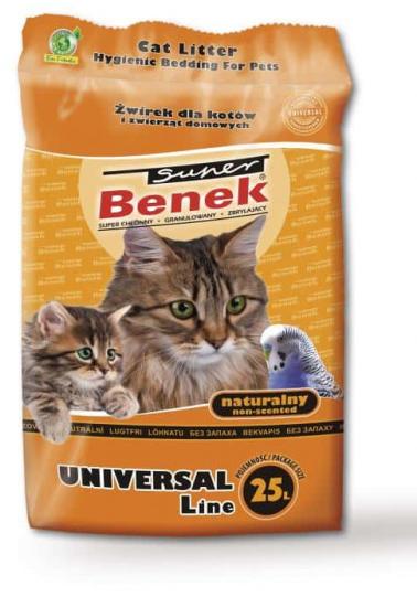 Наполнитель для туалета Super Benek Uniwersalny Naturalny (универсальный натуральный)