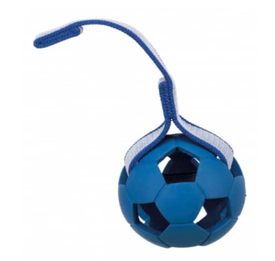 Игрушка для собак "TRIXIE" Sporting ball on strap 7х22 см (32822)