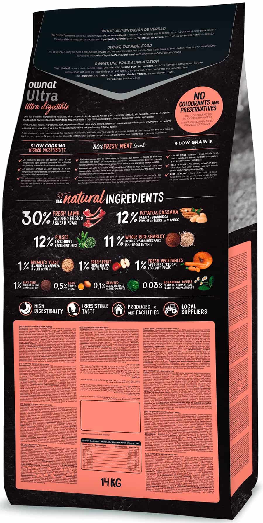 Каталог Сухой корм для собак OWNAT Ultra Medium Dog Lamb & Rice (ягненок) для собак