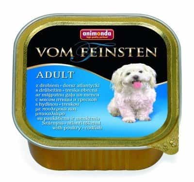 Пресервы для собак Animonda Vom Feinsten Mare (домашняя птица и треска) 