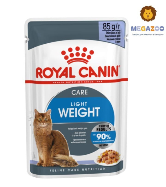 Влажное питание для кота Royal Canin Light Weight Care в желе