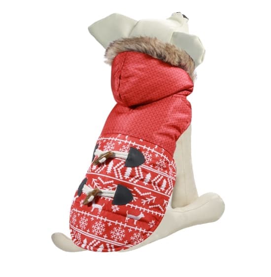 Попона утепленная "Зимняя сказка" Triol (красный)