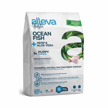 Питание для собак Alleva Holistic Puppy Mini Ocean Fish