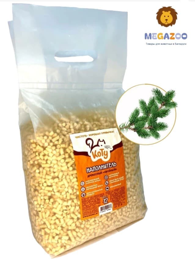 КОТУ Наполнитель древесный (хвойный)