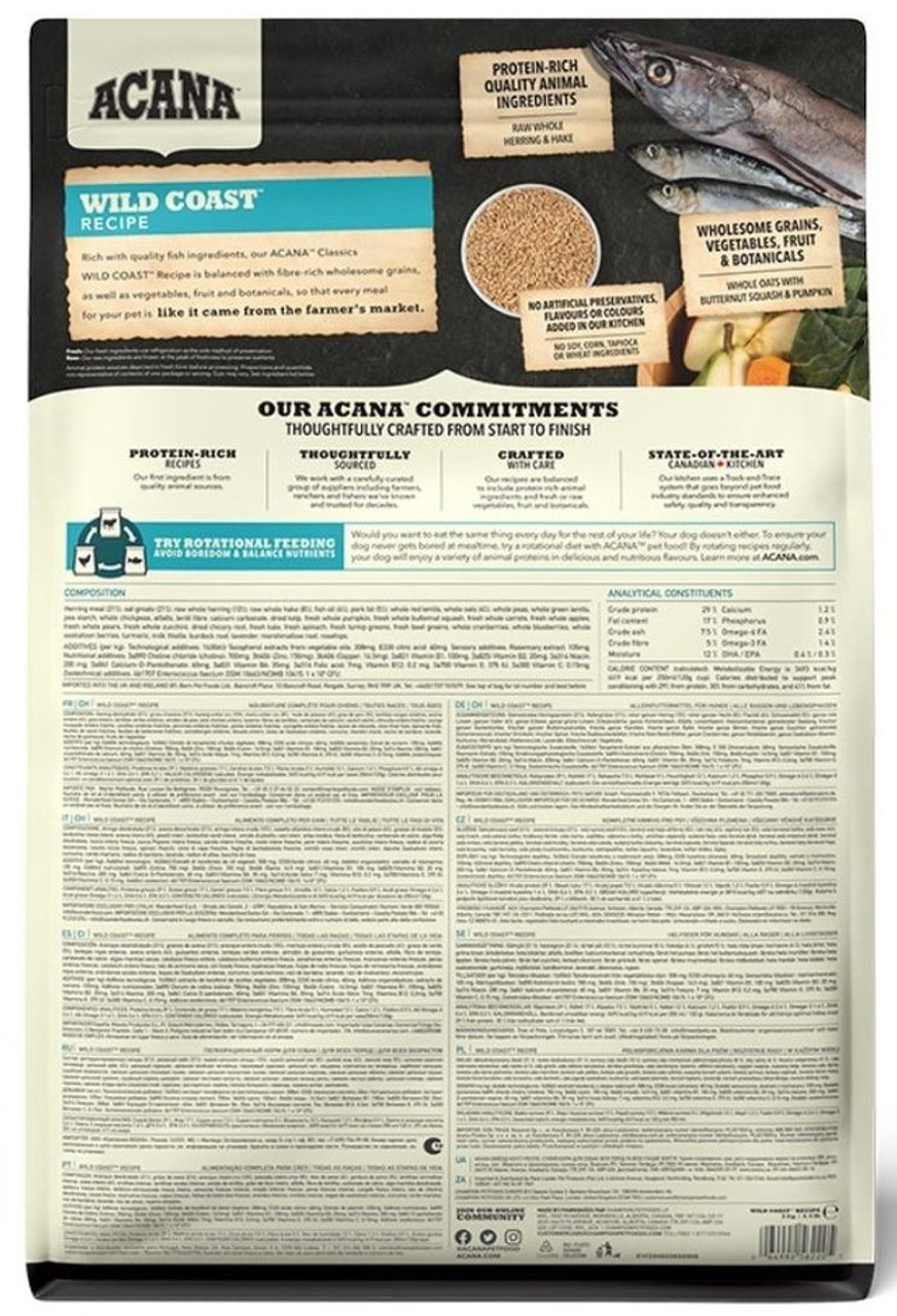 Еда для собак Сухой корм для собак ACANA WILD COAST