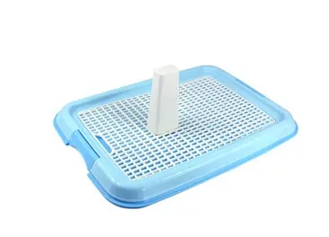 Туалет для собак со столбиком с сеткой под пеленки "Дарелл"