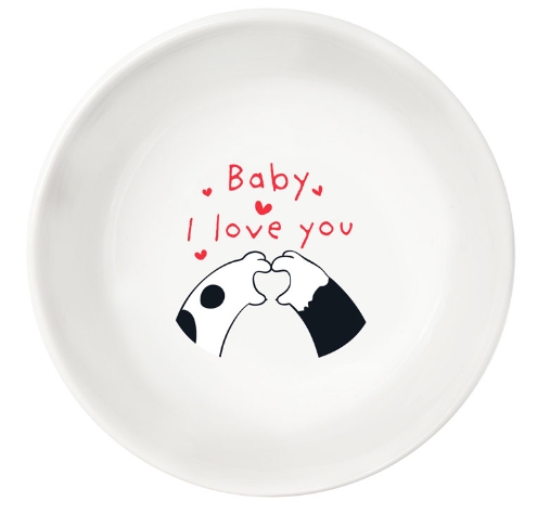 Миска керамическая на ножке "С любовью" Triol