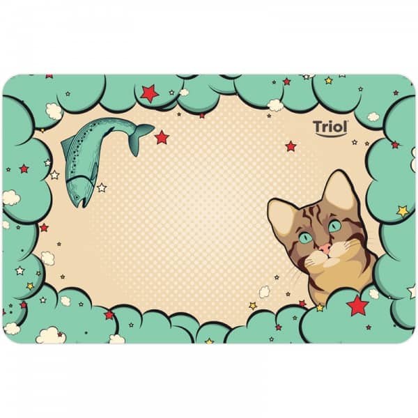 Коврик под миску для кошек TRIOL «Кошечка" (30211009)