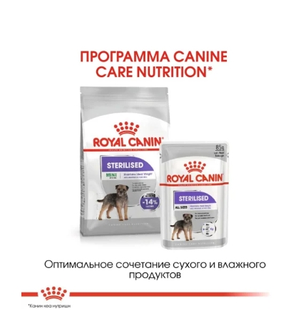 Пресервы для стерилизованных собак Royal Canin Sterilised (паштет) 