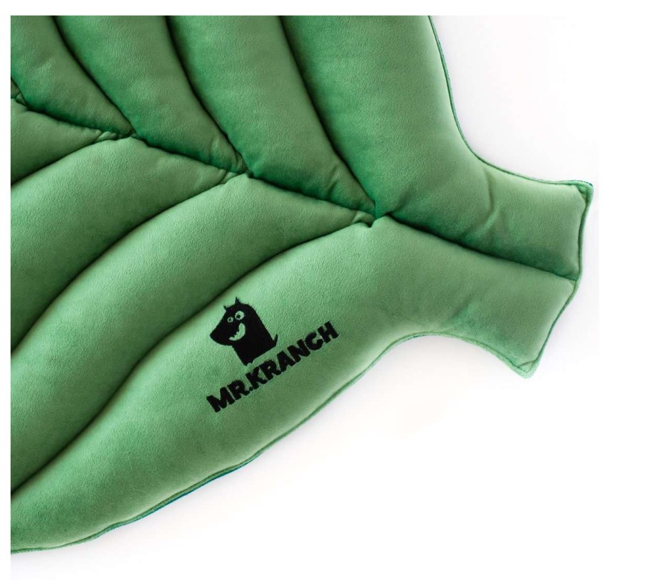 Лежанка Mr.Kranch для собак Листочек большая двусторонняя, размер 120х73х6см