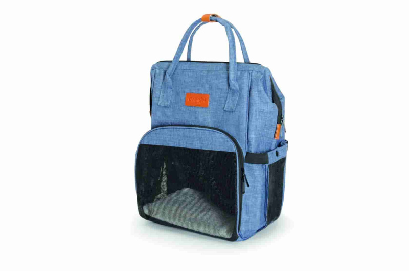 Рюкзак для переноски собак до 3 кг голубой (CA647/B)