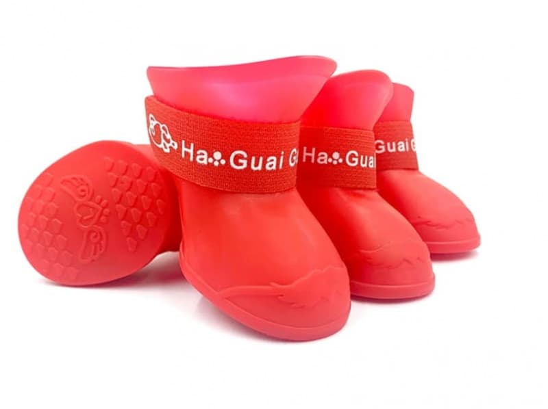 Резиновые нескользящие сапожки для собак
