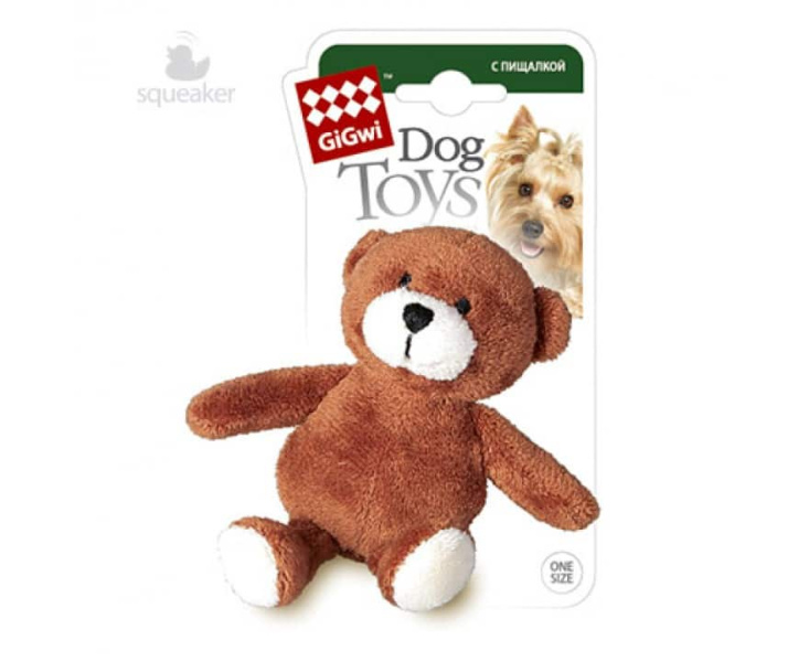 Игрушка для собак "GiGwi" "Медведь" (75022А)