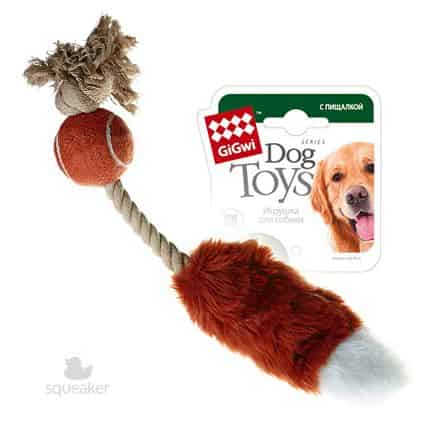 Игрушка для собак "GiGwi" "Лисий хвост" (75074)