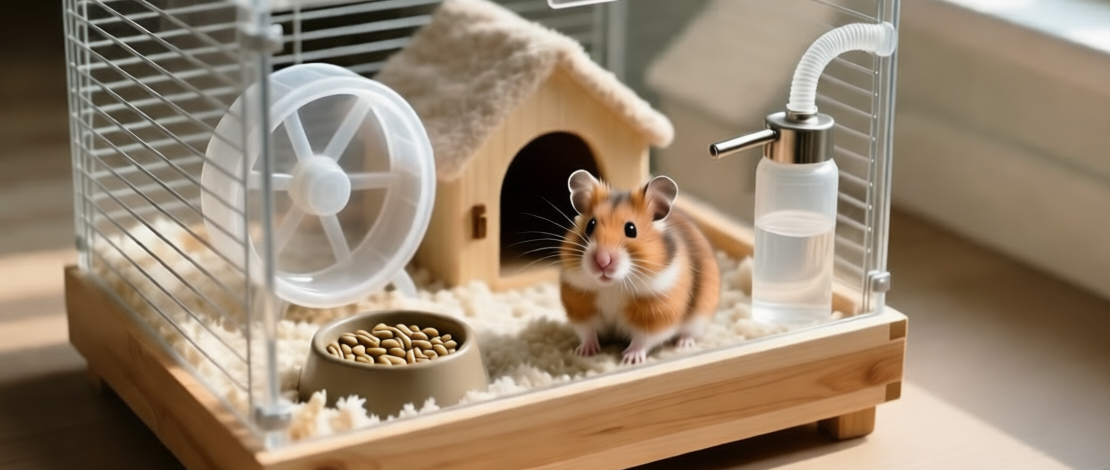 Какие аксессуары необходимы хомяку в клетку?