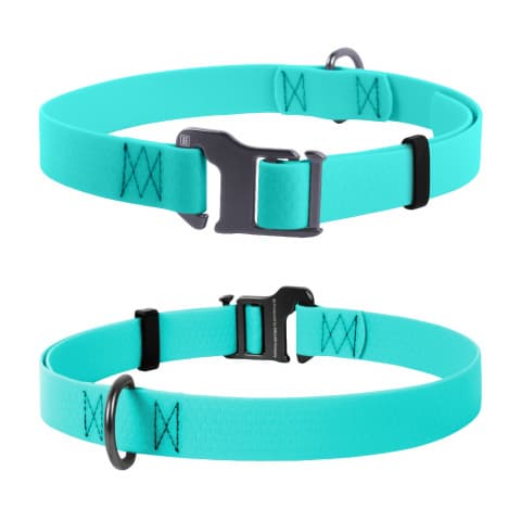 Ошейник для собак WAUDOG Waterproof пряжка крючок, светящ