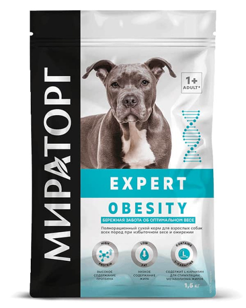 Каталог Сухой корм для собак Winner Expert Obesity Dog для собак