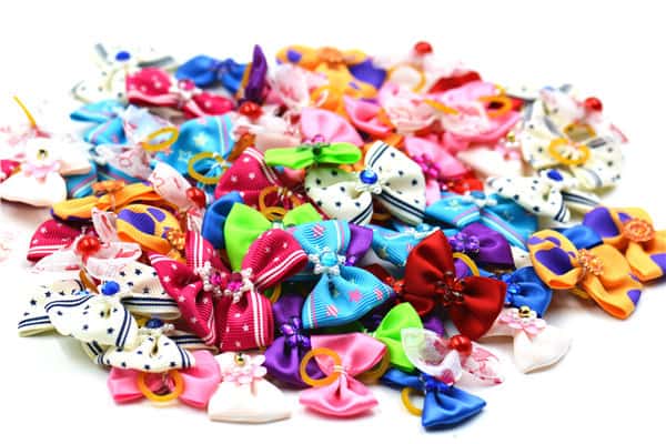 Бантики для создания причесок у питомцев 