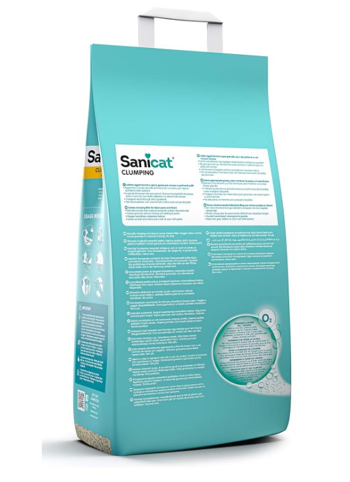 Кошачий Наполнитель бентонитовый Sanicat Clumping Unscented (без аромата)